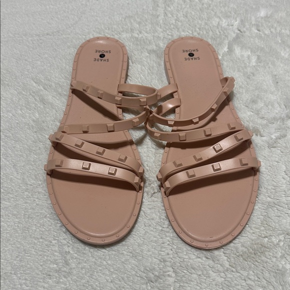 Shade & Shore | size 12 | beige studded sandals - Picture 1 of 4